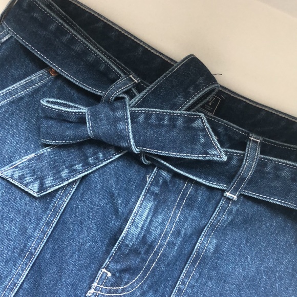 Blue denim jean skirt - Picture 4 of 4